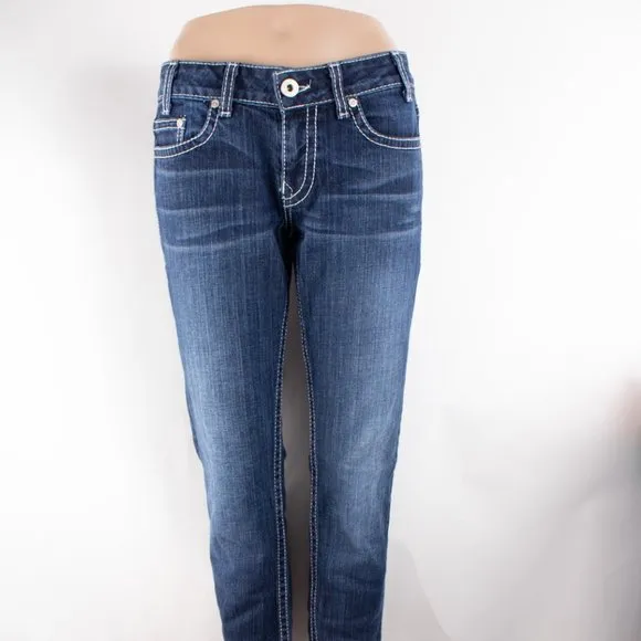 DOV by Denim Of Virtue Tapera Skinny (29 X 33) Women's Denim Jeans Dark Wash