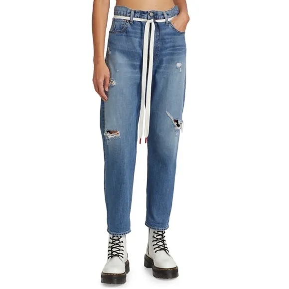 Free People Denimist Harper Shoelace Jeans in Indigo Size 25NWT
          
      NWT