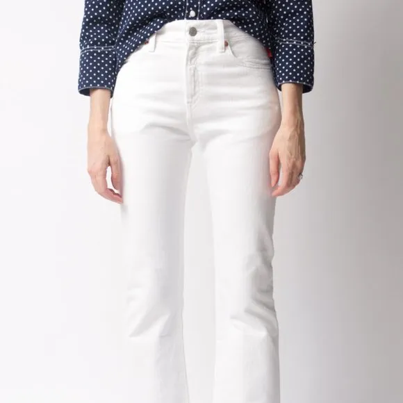 DENIMIST Joni Mid-Rise Jeans in White
          
      NWT