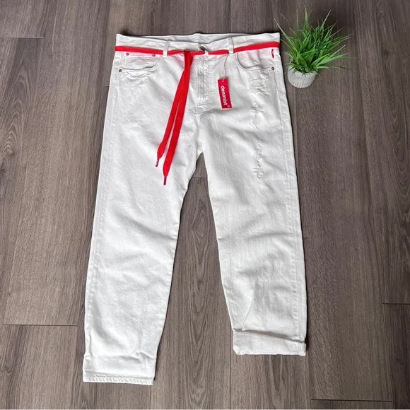 Denimist Harper Shoelace Jeans In White Size 29
          
      NWT