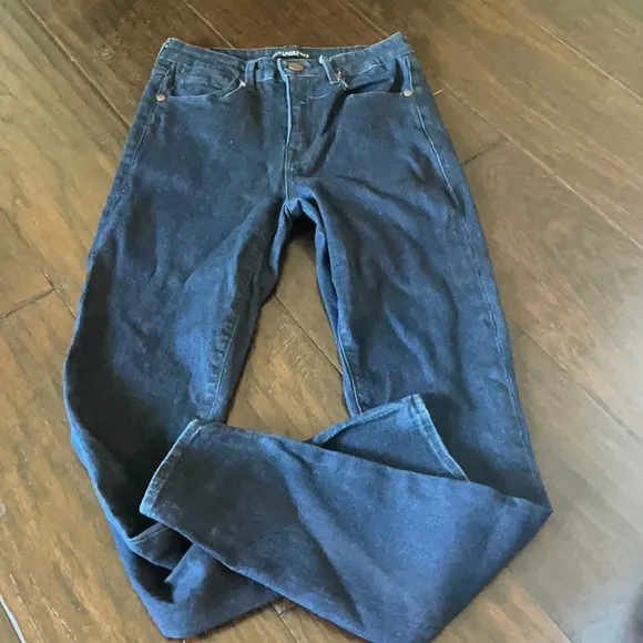 Denimocracy high rise skinny dark wash jean