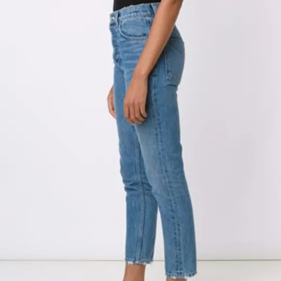 Derek Lam 10 Crosby - High Rise Straight Jeans
