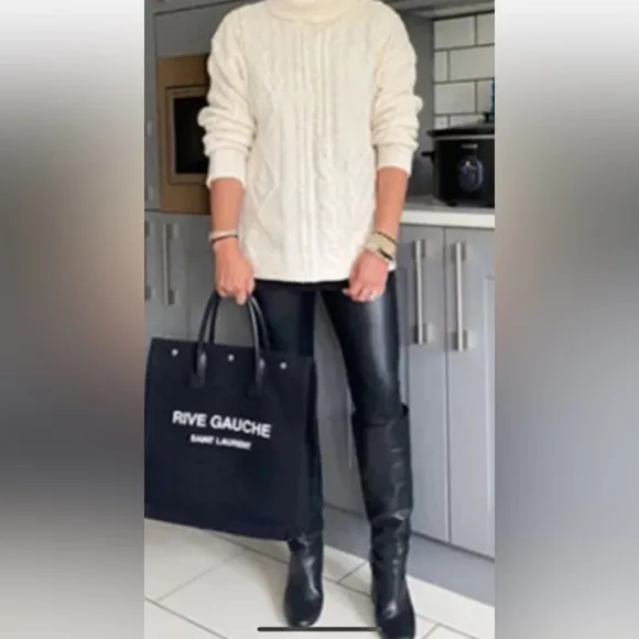 Derek Lam leather pants jeans