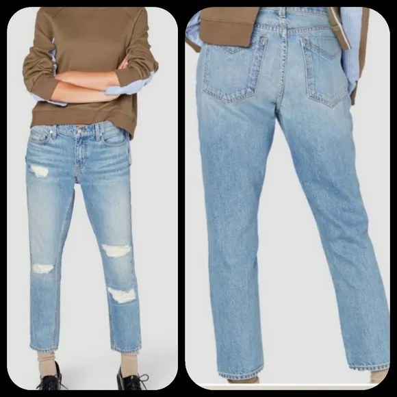10 Crosy Derek lam MILA girlfriend jean DESTRUCTED
          
      NWT