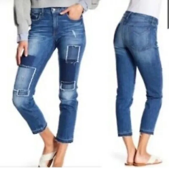 DEREK LAM Patch Denim Size 25. NWT cropped
          
      NWT