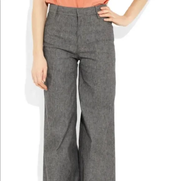 Derek Lam couture wide legged designer jeans US 6