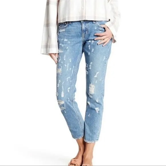 Derek Lam 10 Crosby Cropped Distressed Jeans
          
      NWT