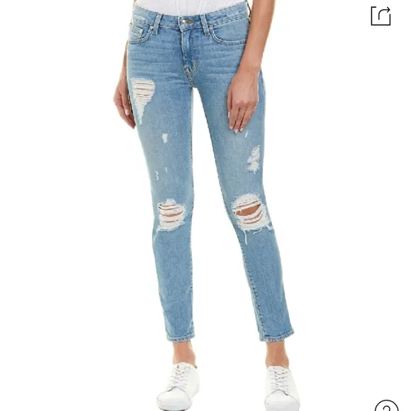 Derek Lam 10 Crosby Devi Authentic Skinny Distressed Jeans Size 27