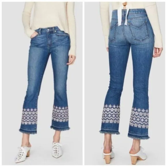 10 Crosby Derek Lam Jane Flip Flop Flare Jeans Size 25 New With Tags
          
      NWT