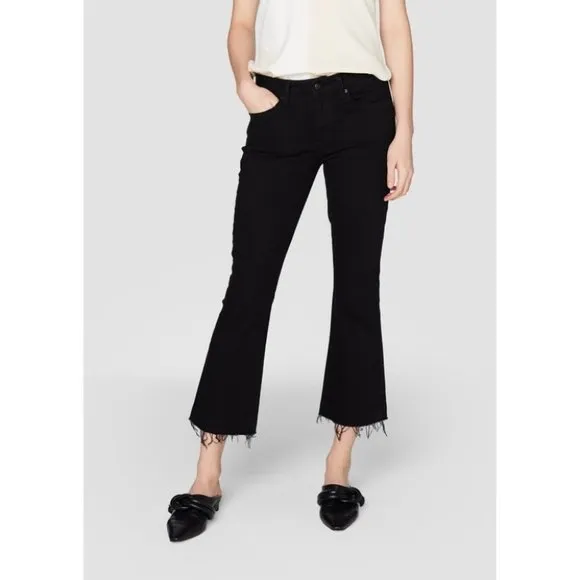 Derek Lam | 10 Crosby Gia Crop Flare Black