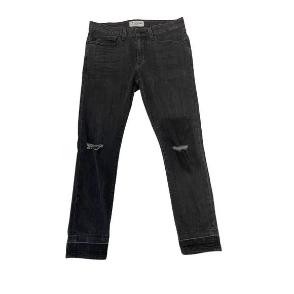 Derek Lam 10 Crosby Dark Distressed denim Skinny ankle Jeans 30