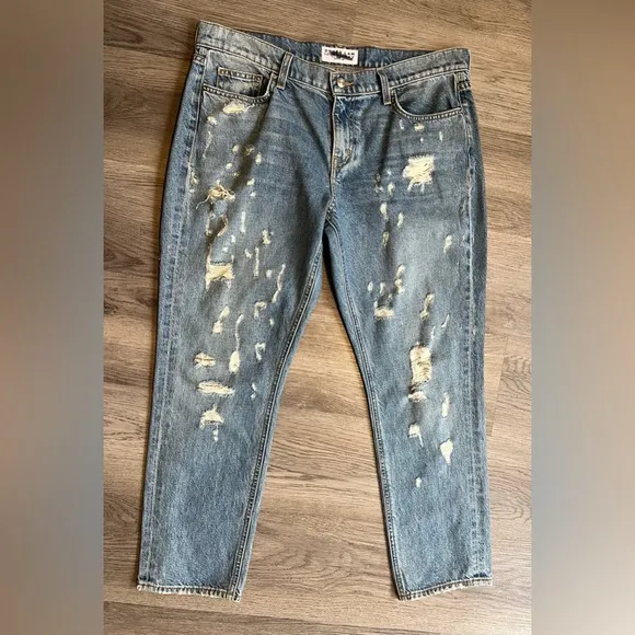 Derek Lam 10 Crosby Jeans Women’s Size 31 Mila Girlfriend Distressed Cropped