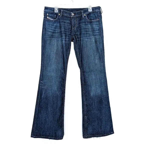Vintage Y2K Diesel Industry Lowky B.C. Bootcut Flare Low Waist Jeans 31