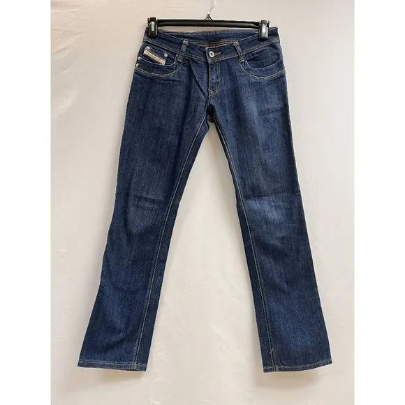Diesel Industries Women's Denim Relaxed fit Straight Leg Jeans Size 30