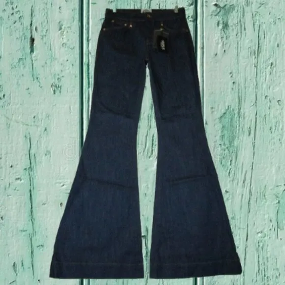 VERSACE Versus 28 NWT High Waist Bell Bottom Jeans
          
      Boutique