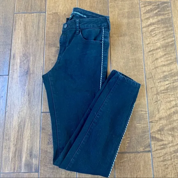 Versace V1969 Abbigliamento Sportivo Black Jeans