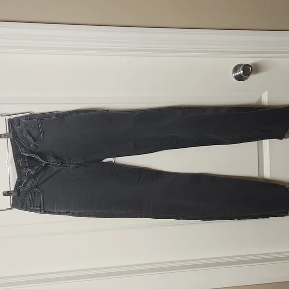 Versace 1969 Abbigliamento Sportivo SRL Jeans Italy Sz 27 Skinny Black Stretch