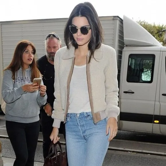 Victoria Beckham modern zip jean