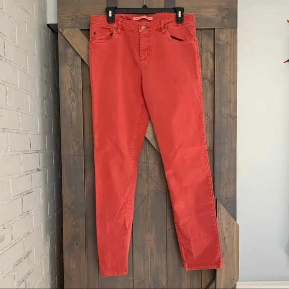 Woolrich red skinny jeans