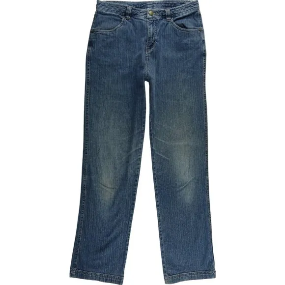 Woolrich Straight Leg Jeans Women's 8 Stretch High Rise C258