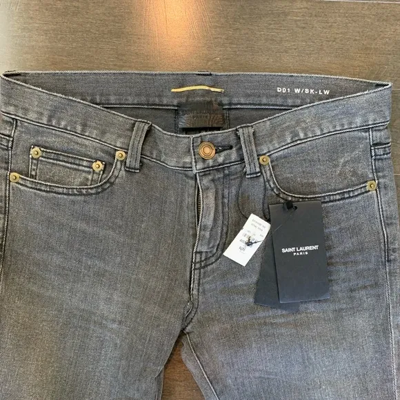 Saint Laurent Gray Skinny Jeans
          
      NWT