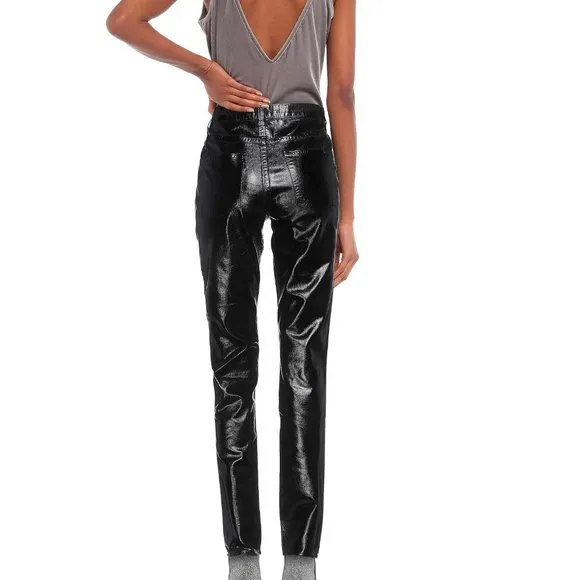 Saint Laurent  High Waisted Shiny Effect Jeans
          
      NWT