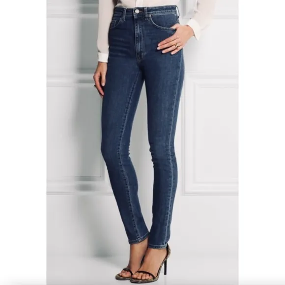New Yves Saint Laurent YSL Low Rise Blue Skinny Jeans
          
      NWT