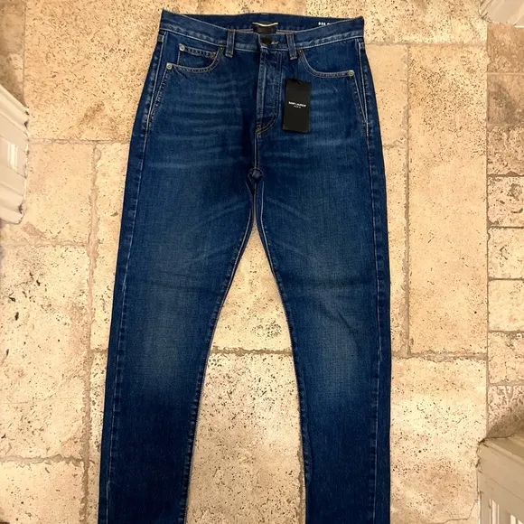Saint Laurent dark wash denim size 29.
          
      NWT