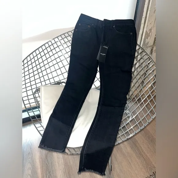 Saint Laurent Paris Black Jeans Size 26
          
      NWT