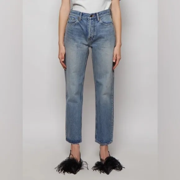 𝅺SAINT LAURENT Venice Jean Dirty Authentic Blue | Size 25
          
      NWT