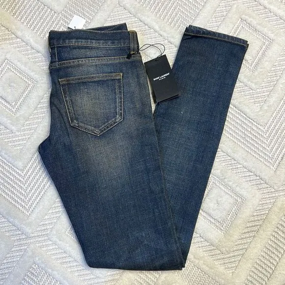 SAINT LAURENT PARIS - Low Rise Skinny Jean
          
      NWT