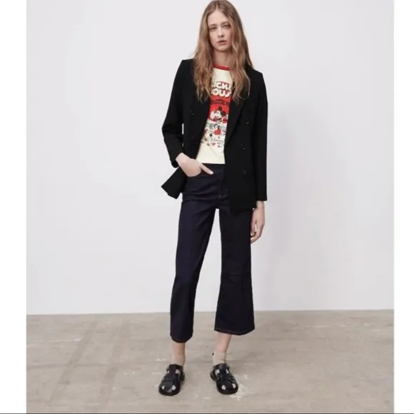 Zara Cropped Jean size 8