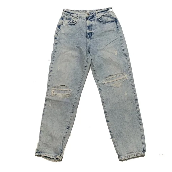 6 / ZARA High Rise straight jeans