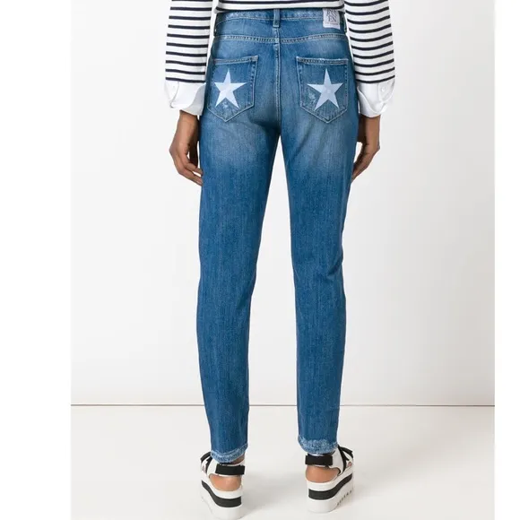 Zoe Karssen Janis Shooting Stars Embroidered Jeans