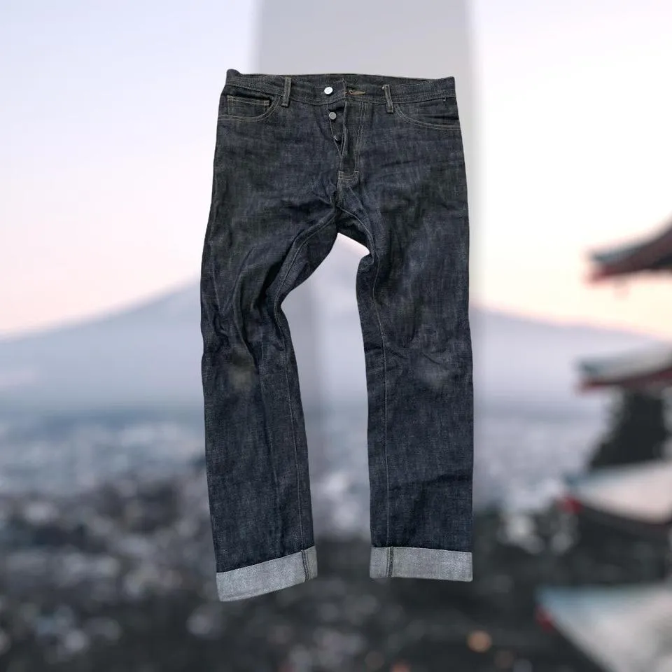 3sixteen Men's Black and Navy Jeans