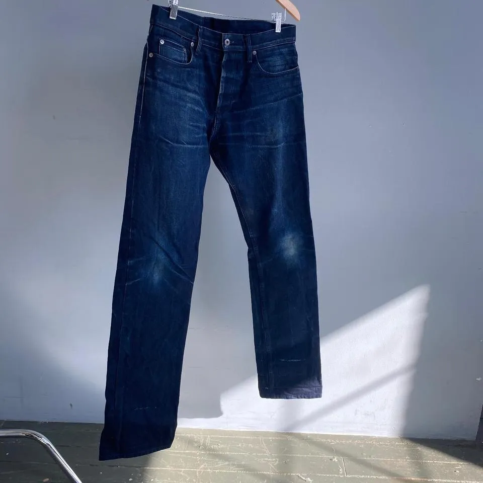 3sixteen Men's Navy and Black Jeans
