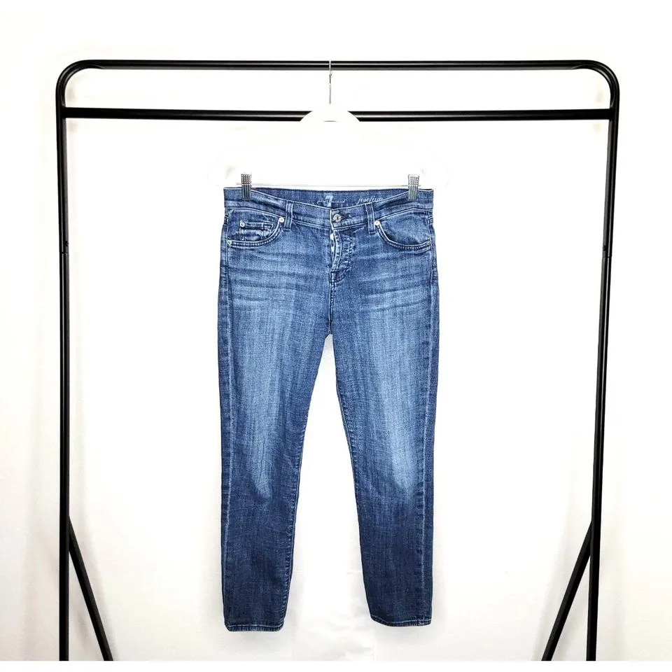 7 For All Mankind Men's Blue Jeans