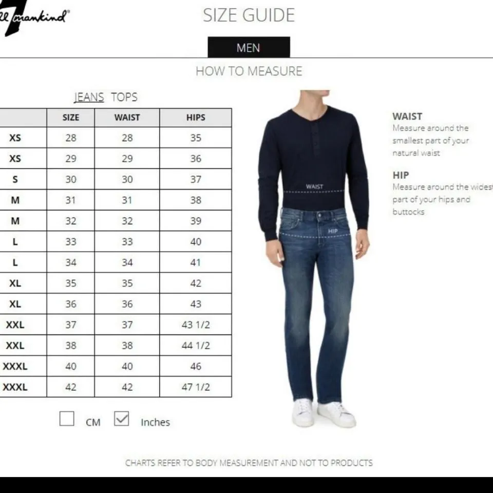 7 For All Mankind Men's multi Jeans