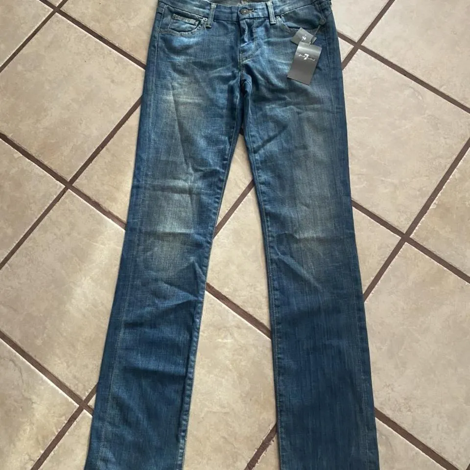 7 For All Mankind Men's Blue Jeans