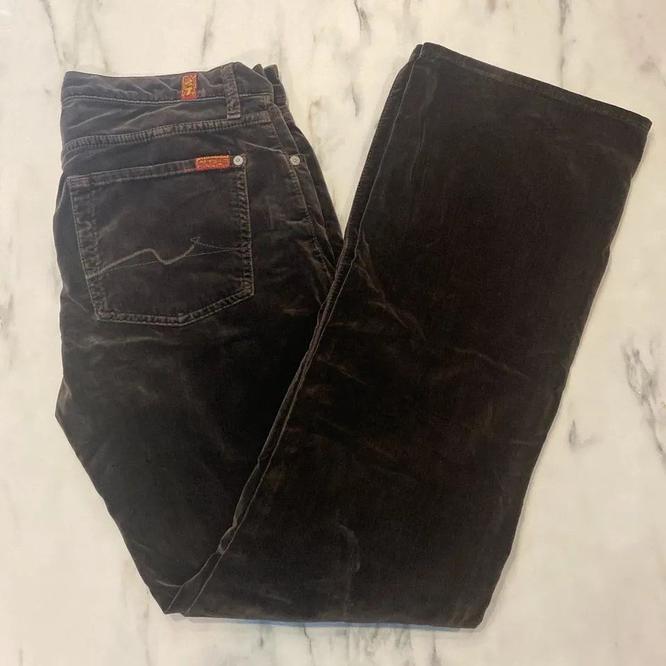 7 For All Mankind Men's Brown Jeans