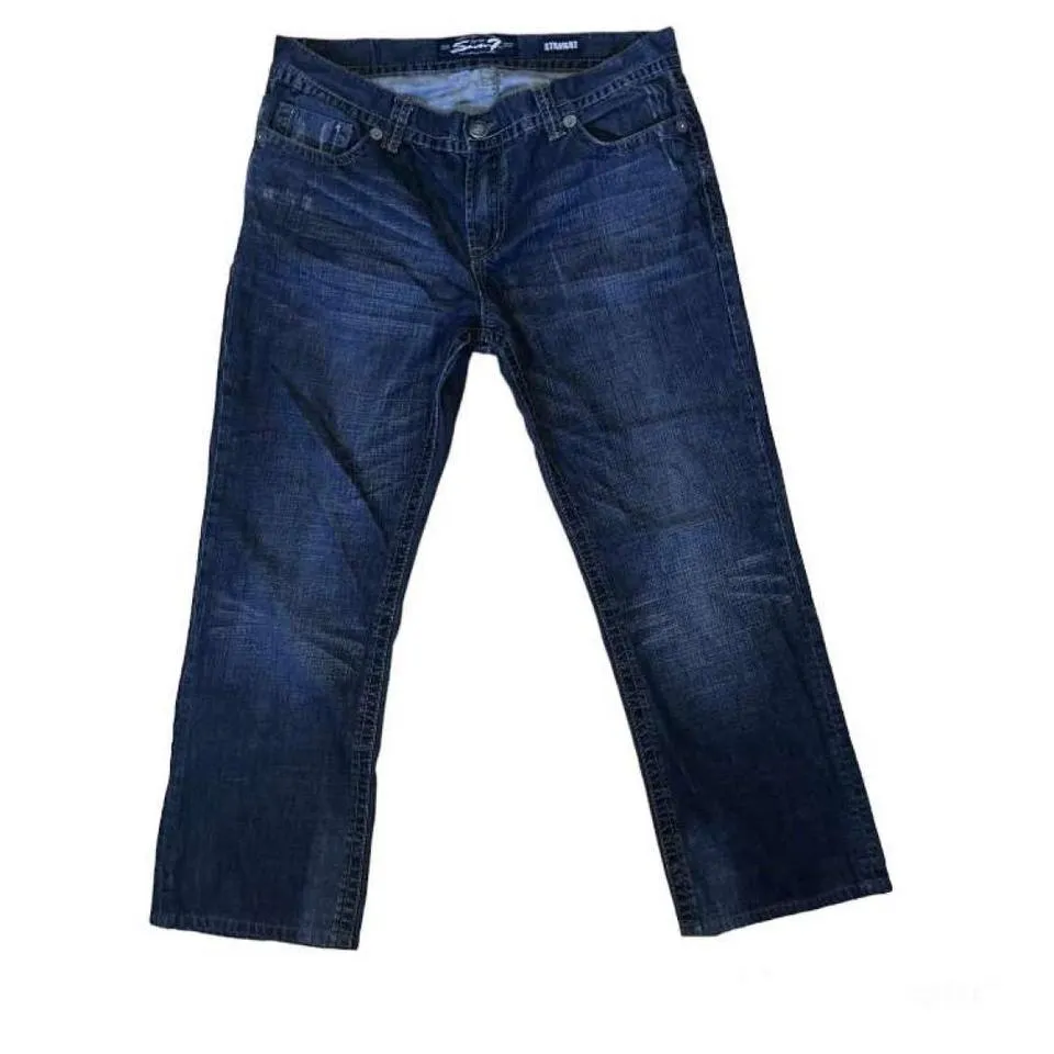 7 For All Mankind Men's Navy Jeans
