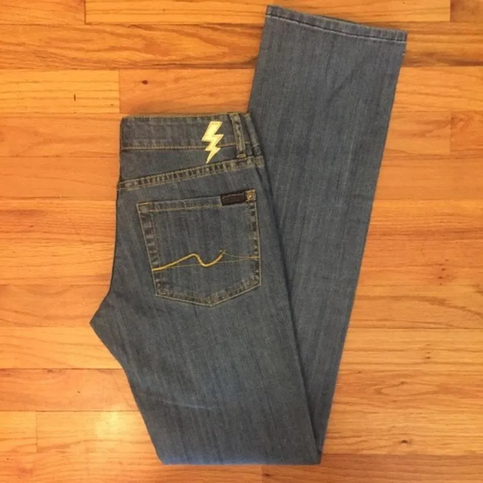 7 For All Mankind Men's Blue Jeans