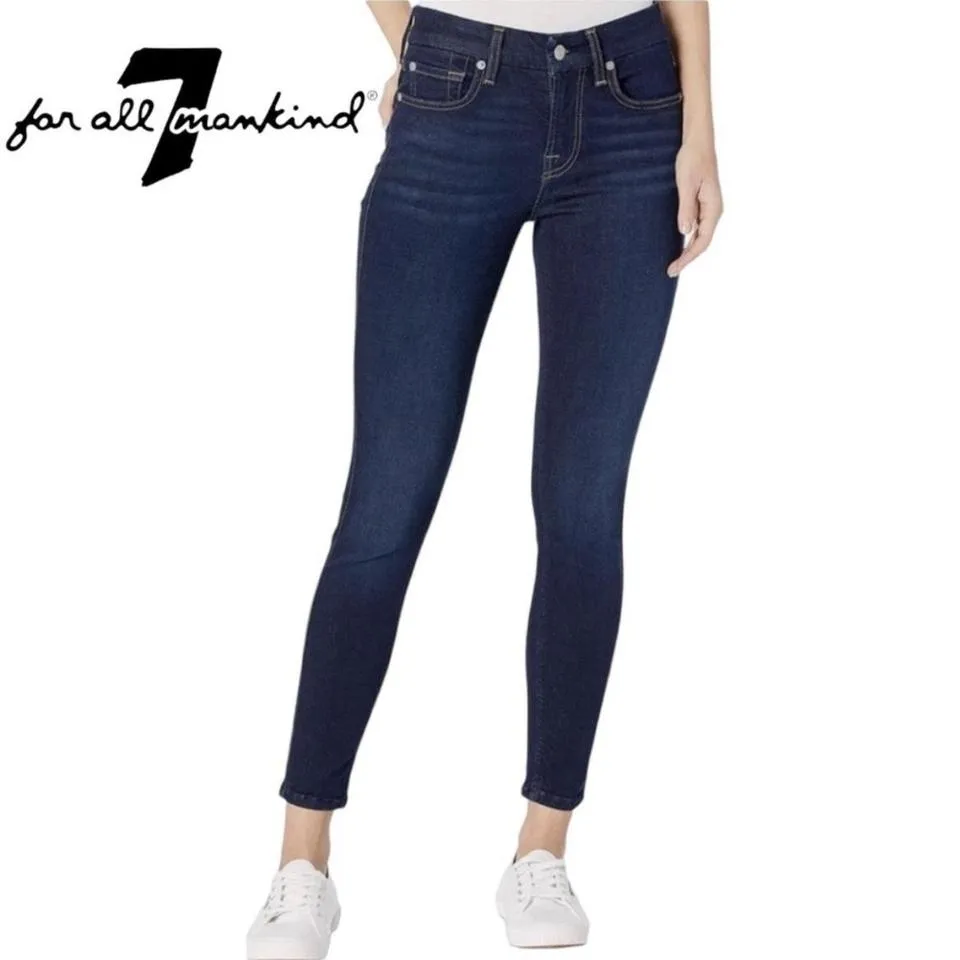 7 For All Mankind Men's Blue Jeans