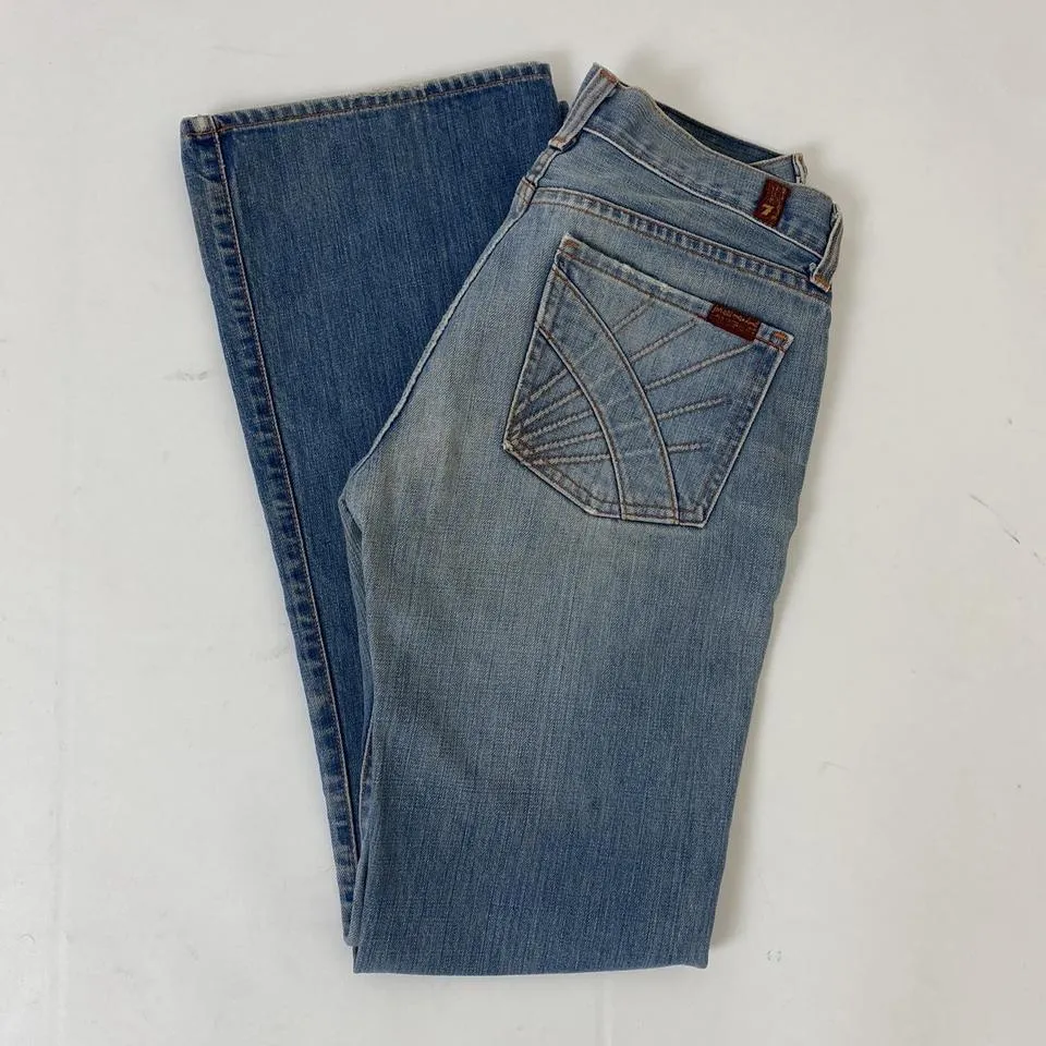 7 For All Mankind Men's Blue Jeans