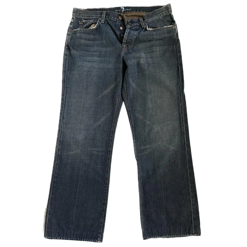 7 For All Mankind Men's Navy Jeans