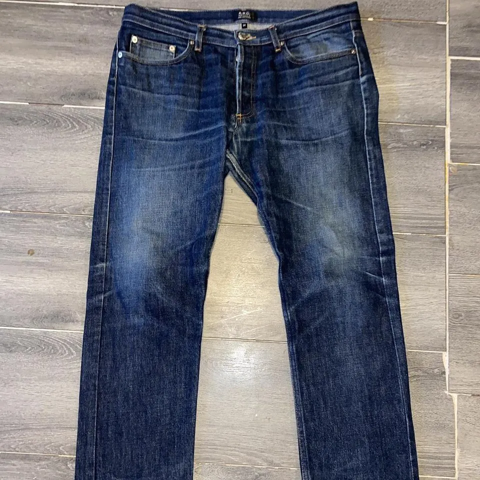 A.P.C. Men's Navy Jeans