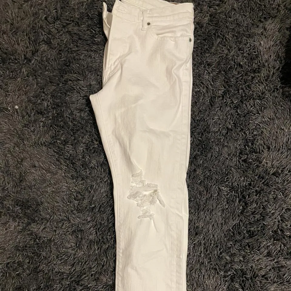 Abercrombie & Fitch Men's White Jeans