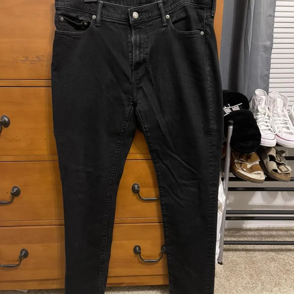 Abercrombie & Fitch Men's Black Jeans