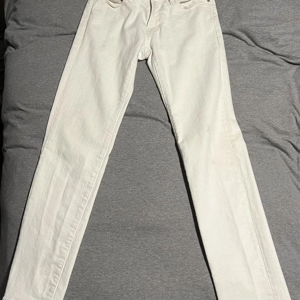 Abercrombie & Fitch Men's White Jeans