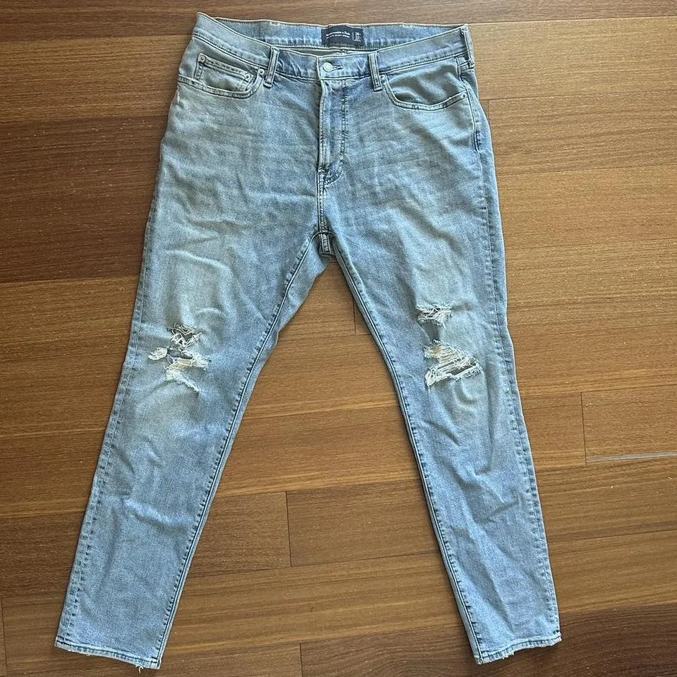 Abercrombie & Fitch Men's Blue Jeans